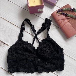 Aerie EUC Black Lace Bralette